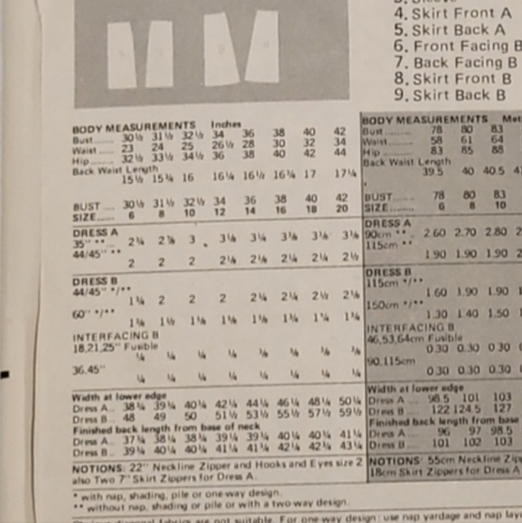 3/$20 butterick size 6 uncut sewing pattern - Picture 2 of 2